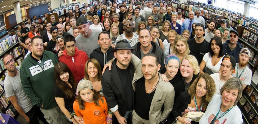 Brandon Novak with Crowd forward facing