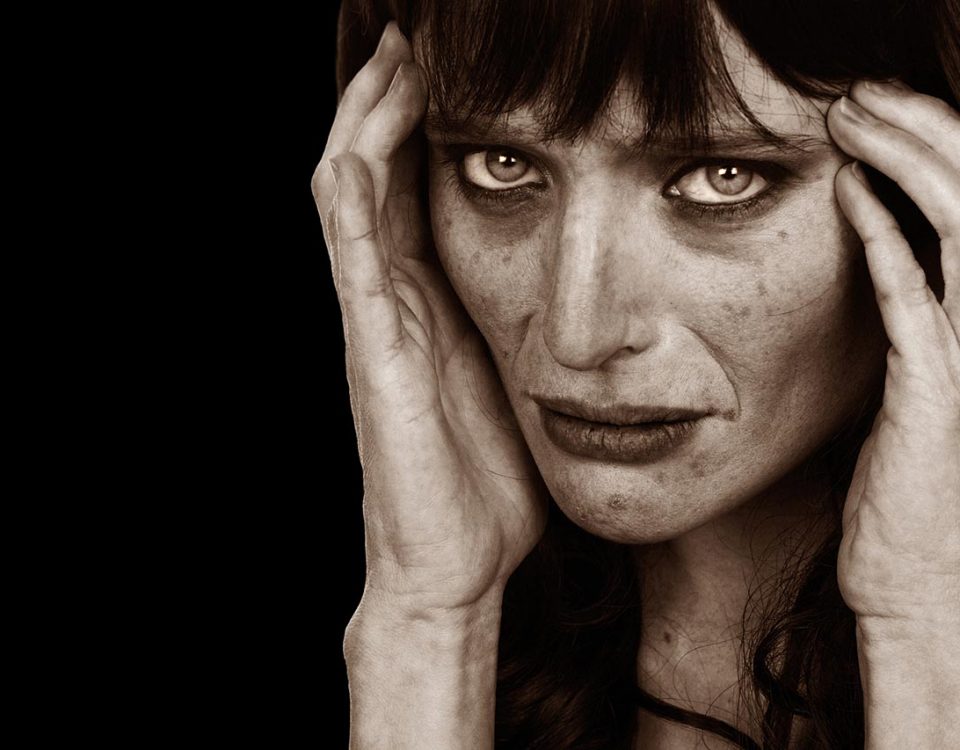 woman with meth sore