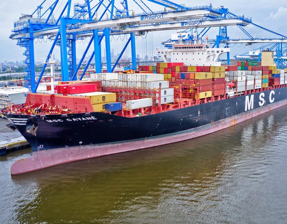 ship port in Philadelphia