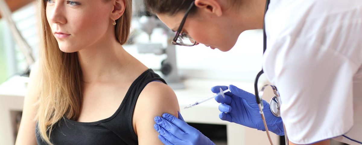 women getting injection