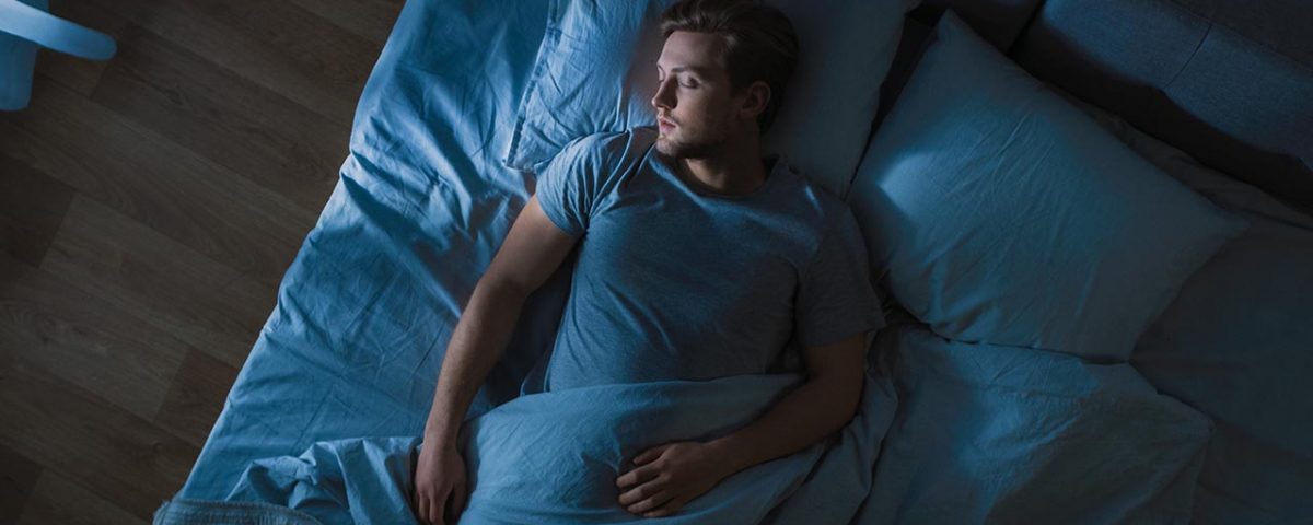 man sleeping