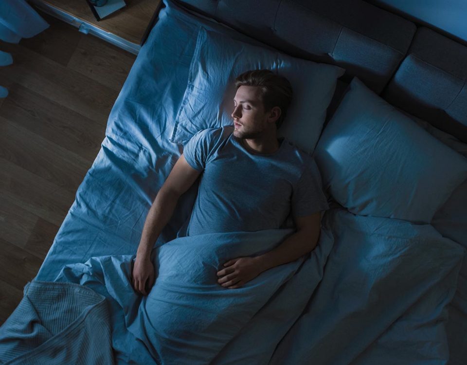 man sleeping
