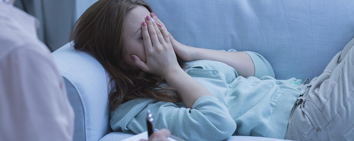 woman depressed from detox