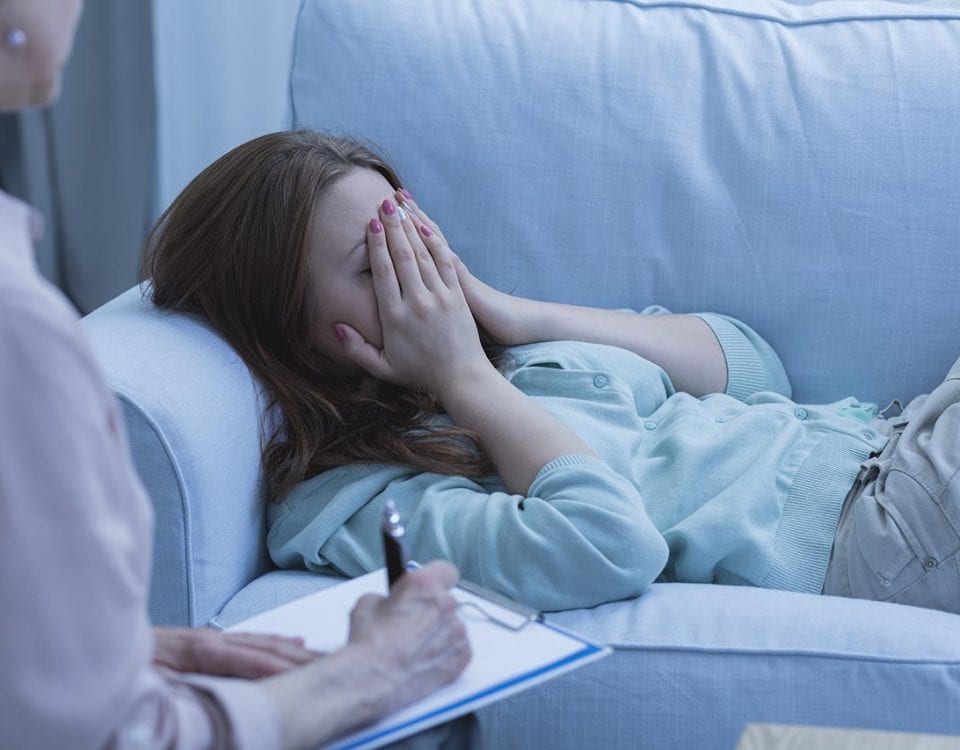 woman depressed from detox