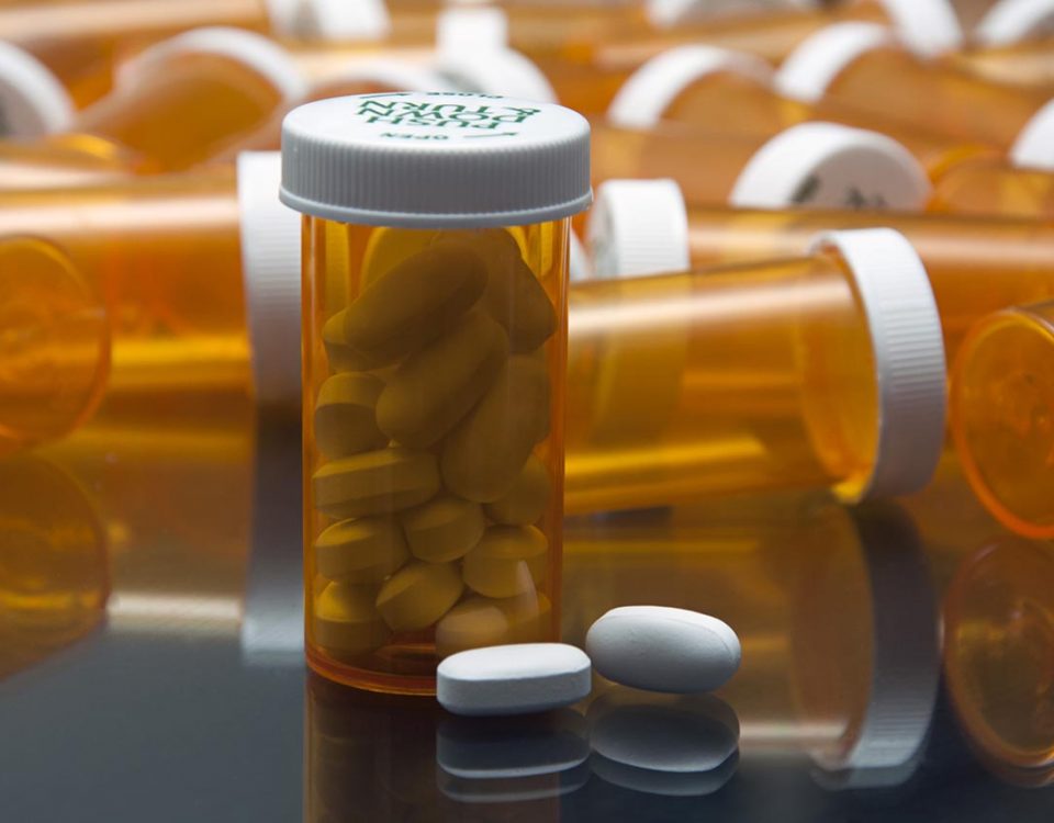 prescription drug pill bottles