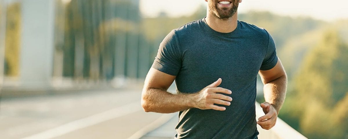 man running for relapse prevention