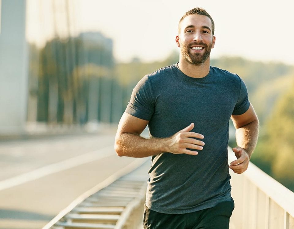 man running for relapse prevention