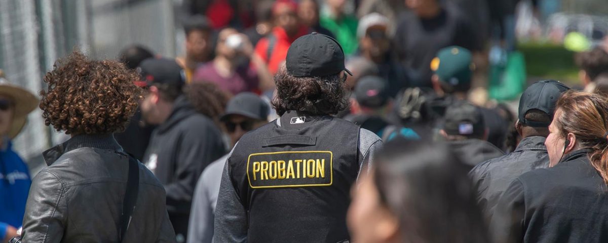probation office in crowd