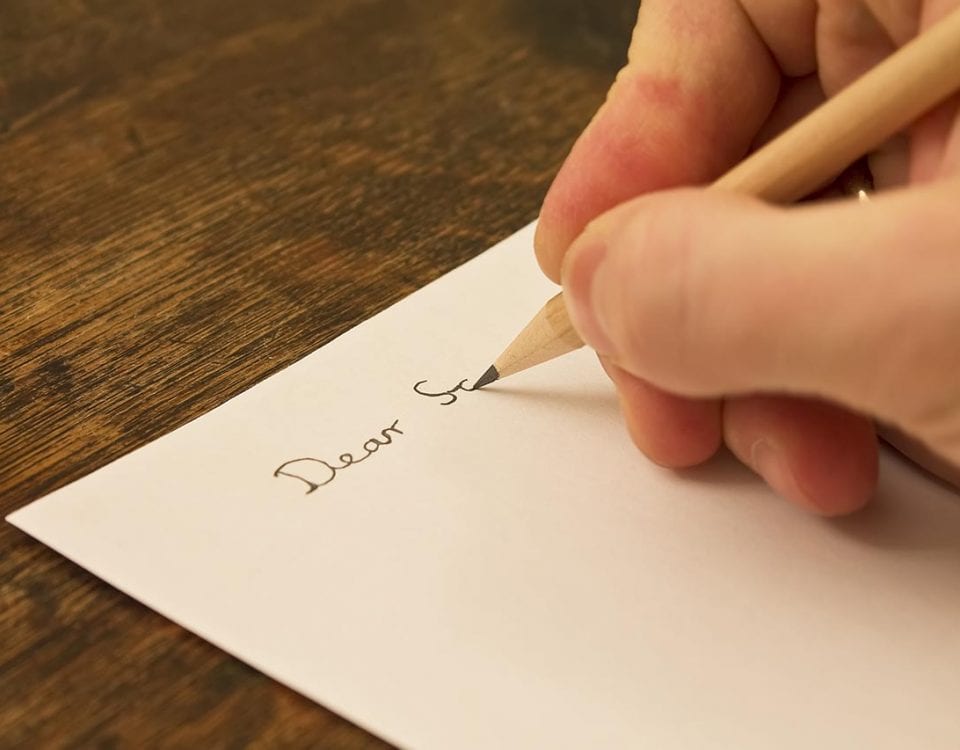 Writing a Letter to An Addict