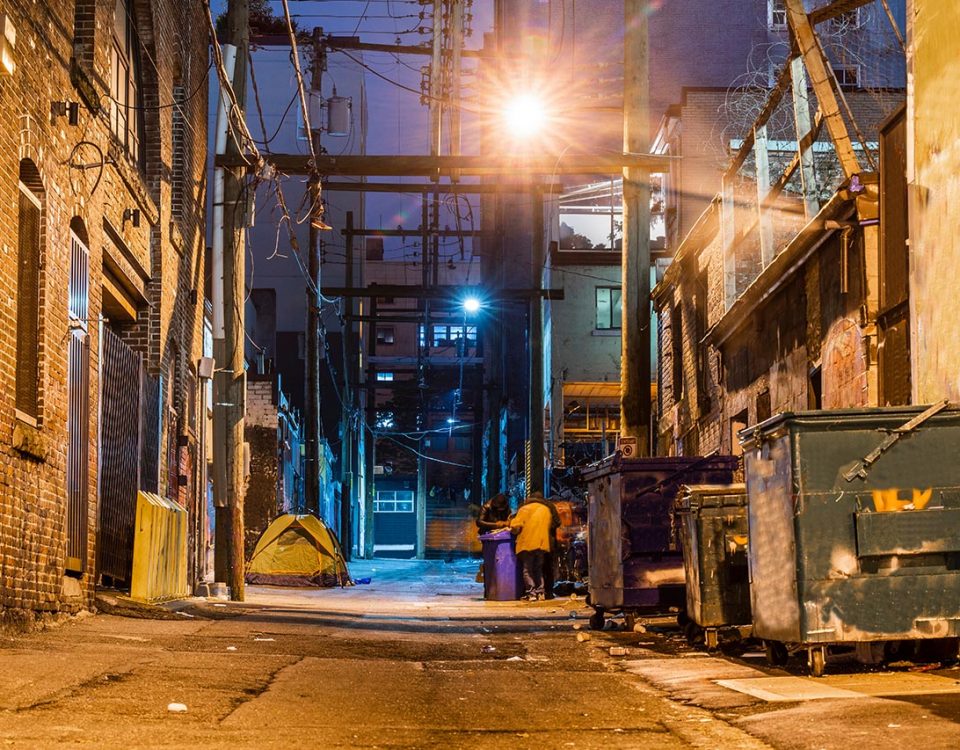 Bad Neighborhood at night time