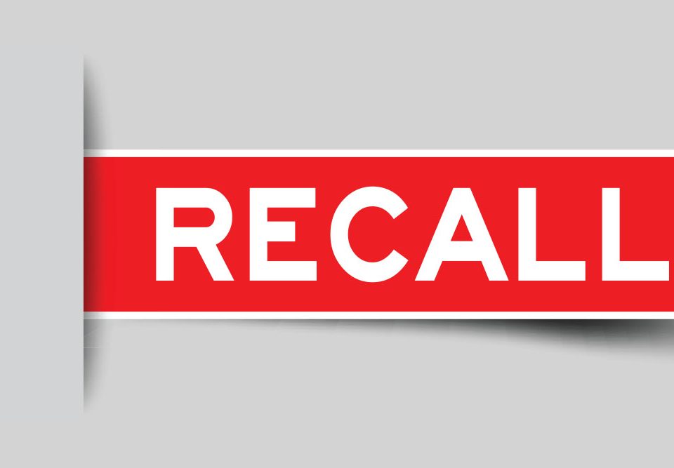 recall sign